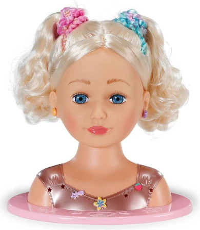 Zapf Creation ZAPF BABY BORN Česací hlava duhová blondýnka stylingový set s doplňky