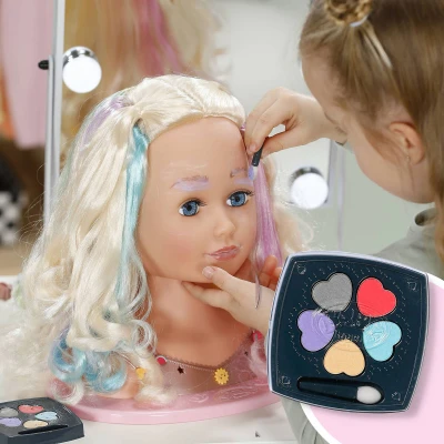 Zapf Creation ZAPF BABY BORN Česací hlava duhová blondýnka stylingový set s doplňky
