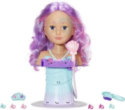 Zapf Creation ZAPF BABY BORN Hlava česací Starší sestřička Mořská víla s funkční sprchou