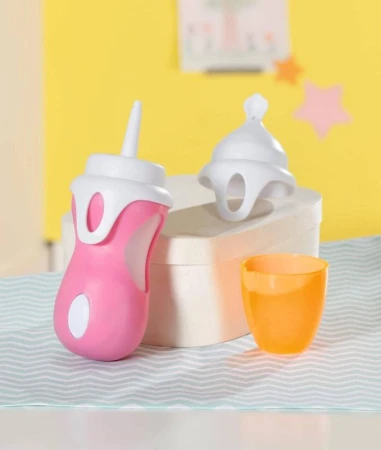Zapf Creation ZAPF BABY BORN Interaktivní lahvička a lžička pro miminko na baterie Zvuk