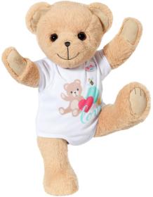 Zapf Creation ZAPF BABY BORN Medvídek bílý obleček set s doplňky pro panenku PLYŠ