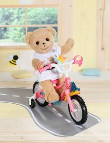 Zapf Creation ZAPF BABY BORN Medvídek bílý obleček set s doplňky pro panenku PLYŠ