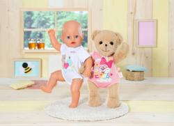 Zapf Creation ZAPF BABY BORN Medvídek bílý obleček set s doplňky pro panenku PLYŠ