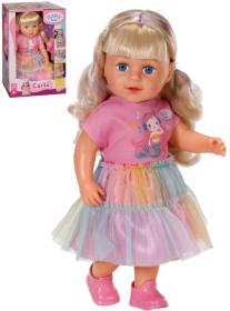 Zapf Creation ZAPF BABY BORN Panenka Carla 43cm set s kadeřnickými doplňky Zapf Creation ZAPF BABY BORN Panenka Carla 43cm set s kadeřnickými doplňky
