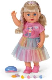 Zapf Creation ZAPF BABY BORN Panenka Carla 43cm set s kadeřnickými doplňky