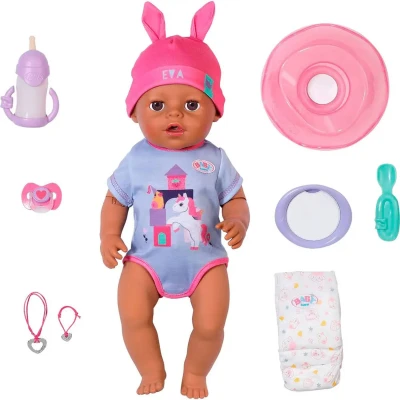 Zapf Creation ZAPF BABY BORN Panenka Eva s kouzelnou rukou miminko s doplňky