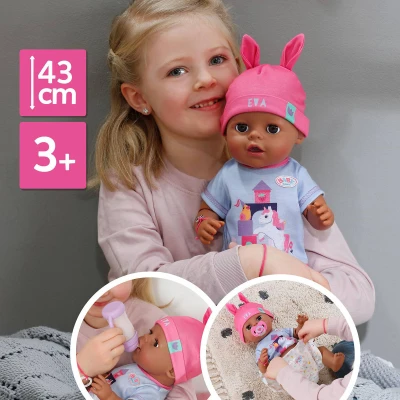 Zapf Creation ZAPF BABY BORN Panenka Eva s kouzelnou rukou miminko s doplňky