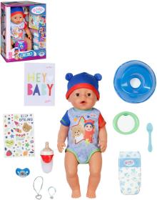 Zapf Creation ZAPF BABY BORN Panenka Jonas 43cm miminko s 10 funkcemi set s doplňky Zapf Creation ZAPF BABY BORN Panenka Jonas 43cm miminko s 10 funkcemi set s doplňky