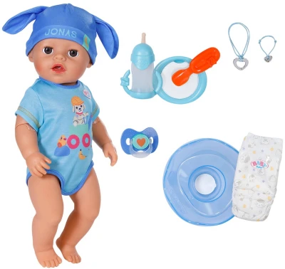 Zapf Creation ZAPF BABY BORN Panenka Jonas s kouzelnou rukou miminko s doplňky