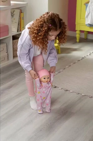 Zapf Creation ZAPF BABY BORN Panenka miminko Emily učí se chodit na baterie Zvuk