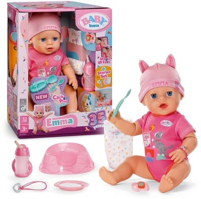 Zapf Creation ZAPF BABY BORN Panenka miminko Emma s kouzelnou rukou s doplňky