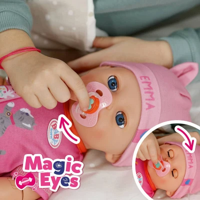 Zapf Creation ZAPF BABY BORN Panenka miminko Emma s kouzelnou rukou s doplňky