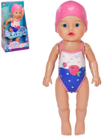 Zapf Creation ZAPF BABY BORN Panenka miminko plaváček Lizzie natahovací plave ve vodě