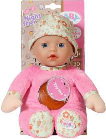 Zapf Creation ZAPF BABY BORN Panenka miminko svítící ve tmě na baterie Světlo Zvuk