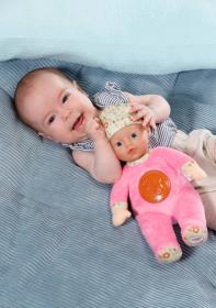 Zapf Creation ZAPF BABY BORN Panenka miminko svítící ve tmě na baterie Světlo Zvuk