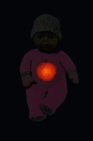 Zapf Creation ZAPF BABY BORN Panenka miminko svítící ve tmě na baterie Světlo Zvuk