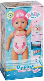 Zapf Creation ZAPF BABY BORN Bábika plaváčik dievčatko My First 30cm pláva vo vode