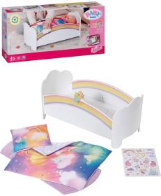 Zapf Creation ZAPF BABY BORN Postýlka duhová pro panenku na baterie Světlo Zvuk