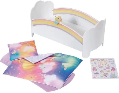 Zapf Creation ZAPF BABY BORN Postýlka duhová pro panenku na baterie Světlo Zvuk