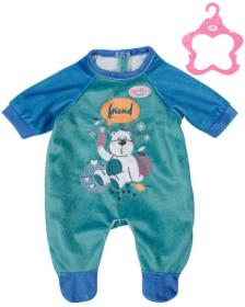 Zapf Creation ZAPF BABY BORN Sametové dupačky modré 43cm pro panenku miminko