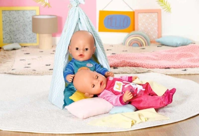 Zapf Creation ZAPF BABY BORN Sametové dupačky růžové 43cm pro panenku miminko