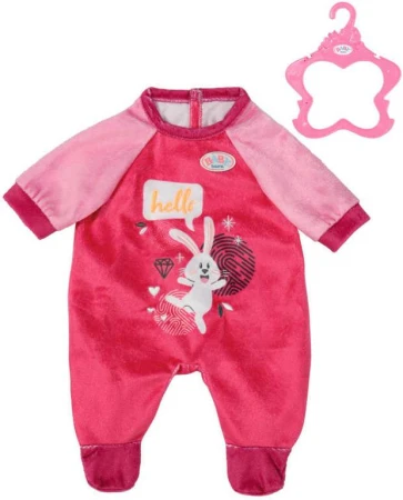Zapf Creation ZAPF BABY BORN Sametové dupačky růžové 43cm pro panenku miminko