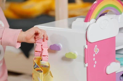 Zapf Creation ZAPF BABY BORN Skříň duhová pro panenku miminko na baterie Světlo Zvuk