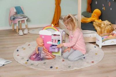 Zapf Creation ZAPF BABY BORN Skříň duhová pro panenku miminko na baterie Světlo Zvuk