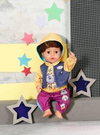 Zapf Creation ZAPF BABY BORN Tepláková souprava oblečení pro panenku miminko s věšákem