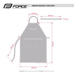 Force Zástěra dílenská Force, modrá UNI