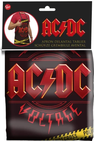 Zástěra kuchyňská AC/DC univerzální velikost pro dospělé
