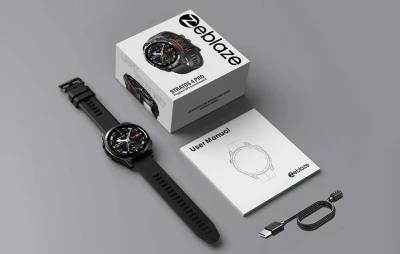 Zeblaze Stratos 4 Pro černé chytré hodinky