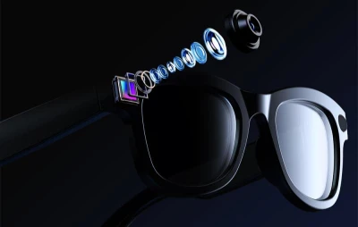 Zeblaze Eyewear černé chytré brýle s umělou inteligencí