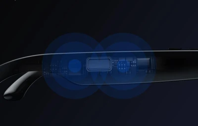 Zeblaze Eyewear černé chytré brýle s umělou inteligencí