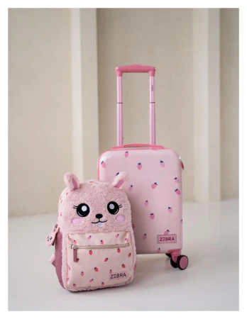 Zebra Trends Avonturier 21492 růžový dětský kabinový kufr