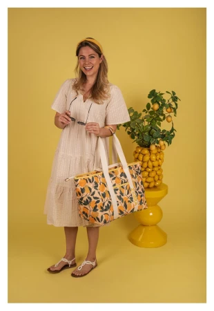 Zebra Trends Elise W00761 žlutá plážová taška
