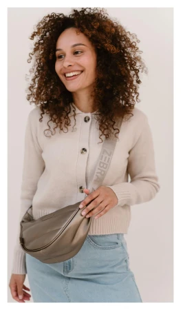 Zebra Trends Evie 23046 bronzová crossbody kabelka