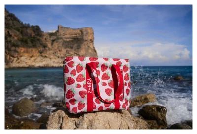 Zebra Trends Sally W00758 Strawberry plážová taška