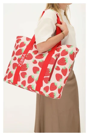 Zebra Trends Sally W00758 Strawberry plážová taška