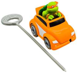 Želvy Ninja Rad Rip Racers autíčko s figurkou s lankem na natažení 4 druhy