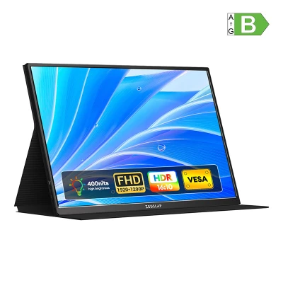 ZEUSLAP P16 černý 16" 120Hz přenosný herní monitor