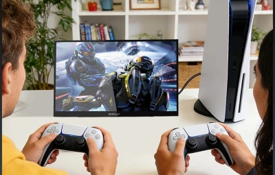 ZEUSLAP OL133ED černý 13,3" přenosný dotykový monitor