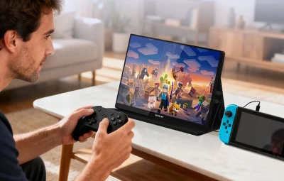 ZEUSLAP Z10T černý 10,5palcový dotykový přenosný monitor