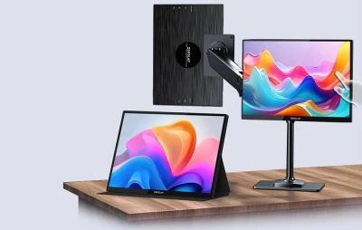 ZEUSLAP Z10T černý 10,5palcový dotykový přenosný monitor