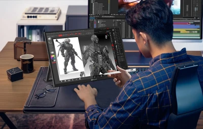 ZEUSLAP Z22P PRO černý 22palcový dotykový přenosný monitor