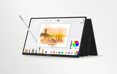 ZEUSLAP Z22P PRO černý 22palcový dotykový přenosný monitor
