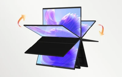ZEUSLAP Z18W černý přenosný dvojitý 18,5" monitor
