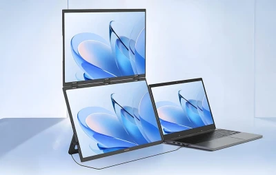 ZEUSLAP Z18W černý přenosný dvojitý 18,5" monitor