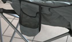 Židle kempingová skládací LISBOA antracit