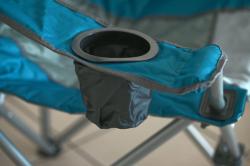 Židle kempingová skládací LUCCA modrá